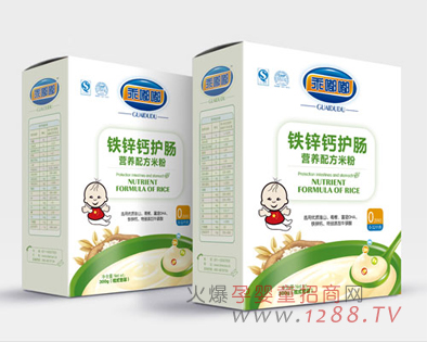 乖嘟嘟鐵鋅鈣護(hù)腸米粉