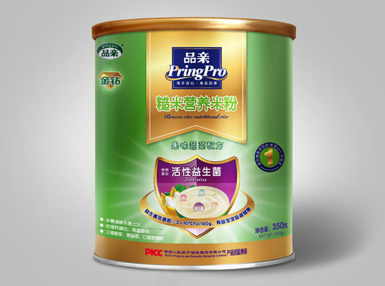 品親糙米粉果味蔬菜配方