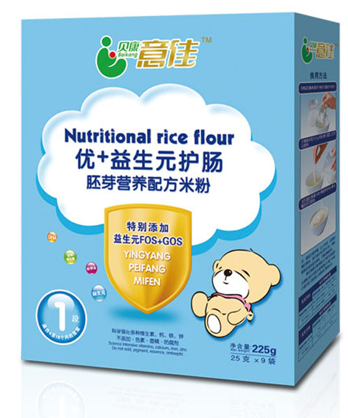 貝康意佳優(yōu)+益生元護(hù)腸胚芽營(yíng)養(yǎng)米粉