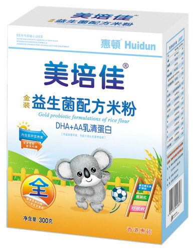 美培佳DHA+AA乳清蛋白益生菌米粉盒