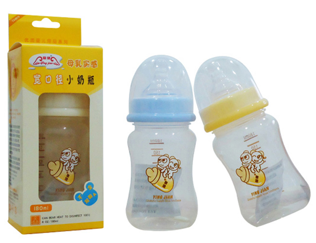 嬰健PP180ML安寬口小奶瓶