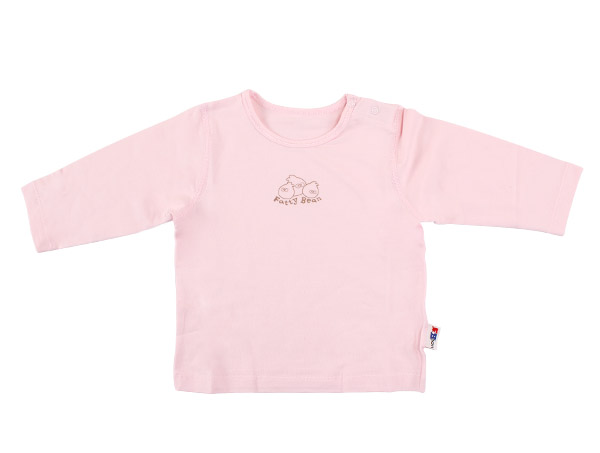 肥仔豆長(zhǎng)袖平口肩開上衣