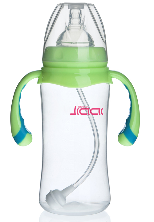 佳愛(ài)易握弧身PP奶瓶(寬口徑)330ml