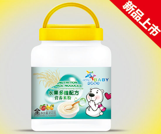 環(huán)球?qū)氊愃嗑S配方營養(yǎng)米粉850克