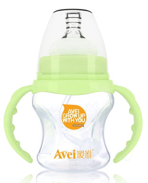 噯唯寬口徑帶柄自動PP奶瓶(150ml)