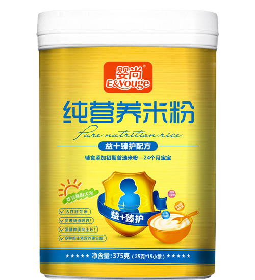 嬰尚益+臻護(hù)配方純營(yíng)養(yǎng)米粉