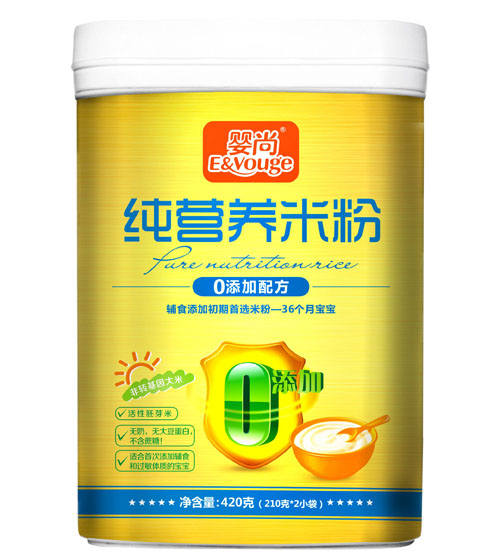 嬰尚0添加配方純營(yíng)養(yǎng)米粉