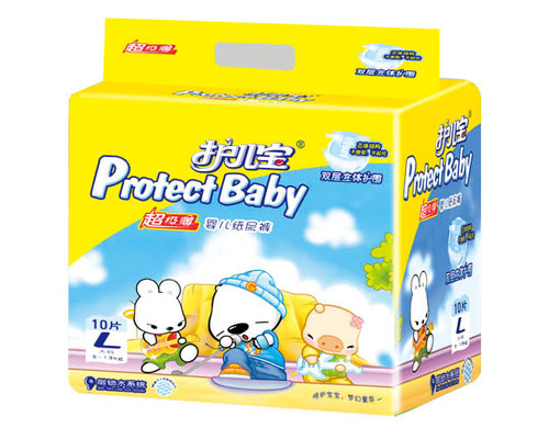 護(hù)兒寶超級薄嬰兒紙尿褲L碼10片