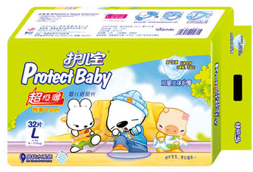 護兒寶超級薄嬰兒紙尿片L碼32片