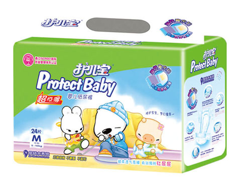 護(hù)兒寶超級(jí)薄嬰兒紙尿褲M(mǎn)碼24片