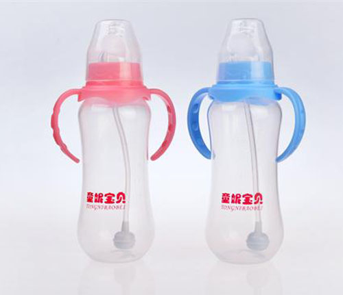 童妮寶貝帶手柄自動PP奶瓶