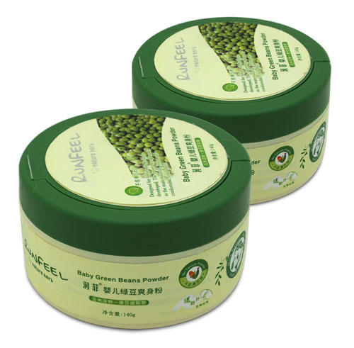 潤菲嬰兒綠豆爽身粉