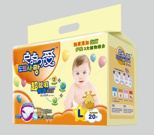 點點愛超能吸極薄嬰兒紙尿褲L碼