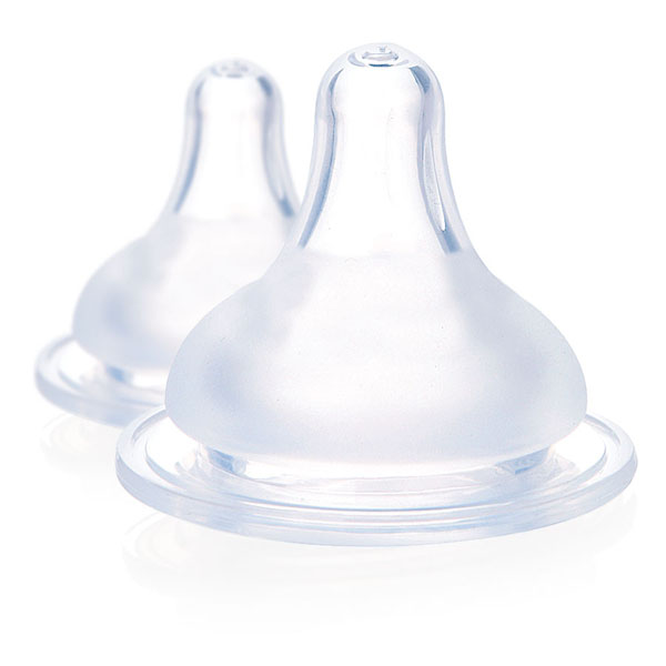 貝樂嘉寬口仿乳房實感奶嘴