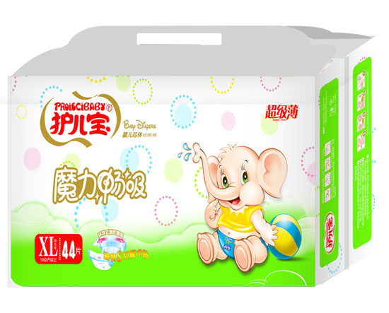 護(hù)兒寶魔力暢吸嬰兒芯體紙尿褲XL碼44片大包