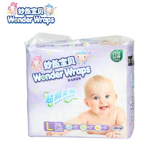 妙然寶貝超級柔爽紙尿褲L