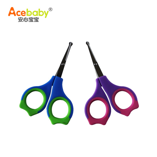 安心寶寶嬰兒安全指甲剪紫色藍色無套