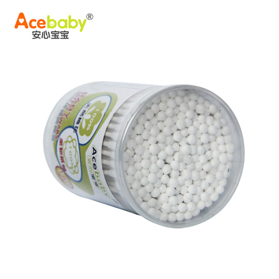 安心寶寶細紙棒螺旋棉簽180支裝側(cè)面