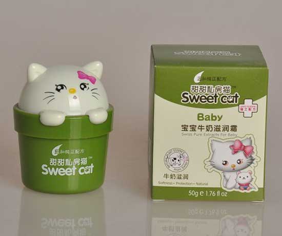 甜甜私房貓寶寶牛奶滋潤(rùn)霜盒裝