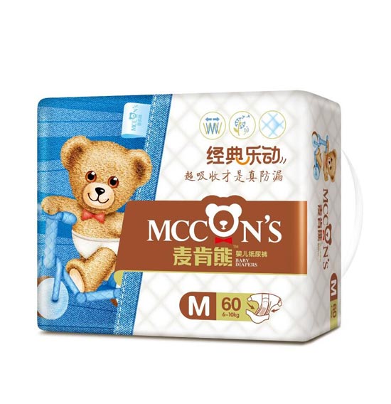 麥肯熊紙尿褲M(mǎn)60片