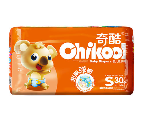 奇酷熊超柔彈棉紙尿褲S30片