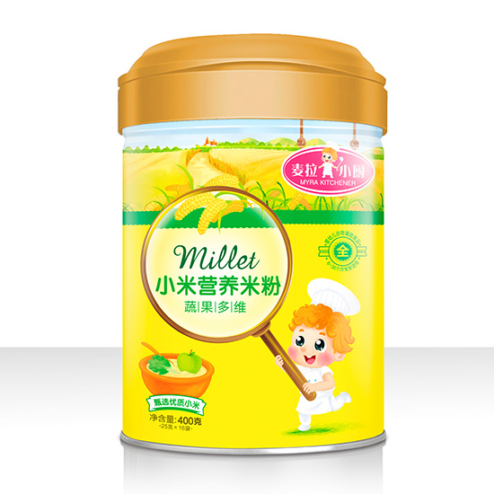 麥拉小廚-小米營(yíng)養(yǎng)米粉罐裝-蔬果多維