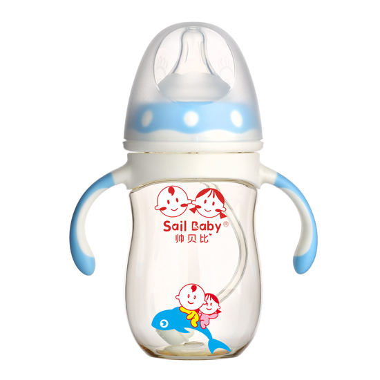 帥貝比PPSU奶瓶藍(lán)色
