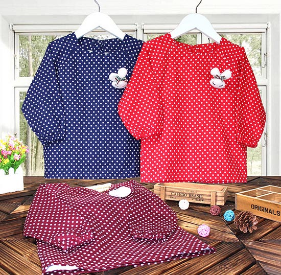 男女寶寶純棉反穿衣飯兜