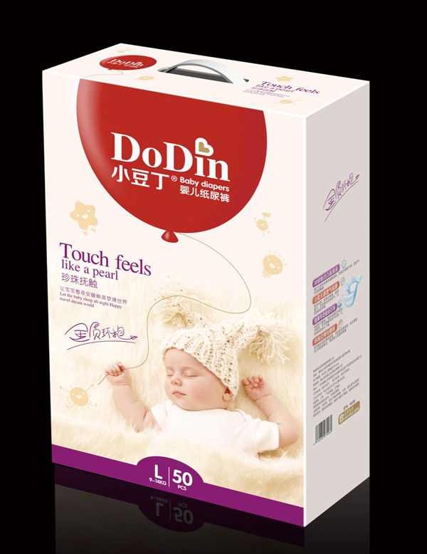 小豆丁嬰兒紙尿褲L50片