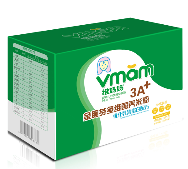 維媽媽優(yōu)化乳清蛋白3A金胚芽多維營養(yǎng)米粉