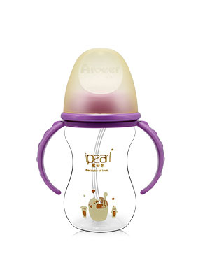 愛貝爾經(jīng)典葫蘆型單色全自動奶瓶210ML