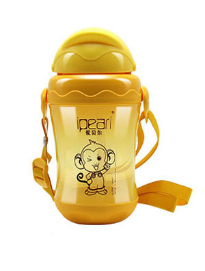 愛(ài)貝爾兒童背帶吸管水杯260ML