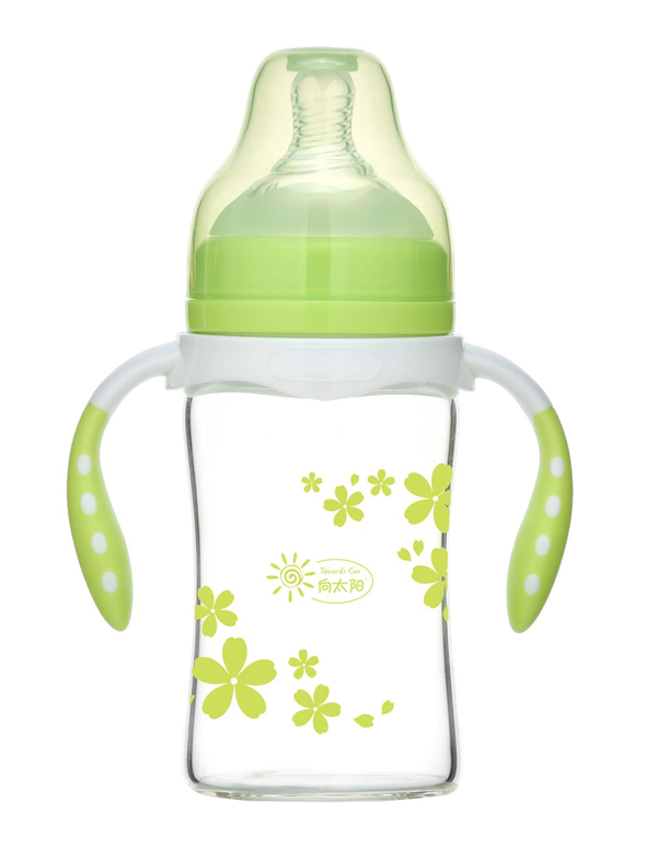 向太陽(yáng)奶瓶雙手柄花瓣圖案綠色.jpg 向太陽(yáng)奶瓶雙手柄花瓣圖案綠色.jpg