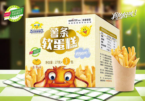 金盾愛嬰薯條軟蛋糕香蕉味