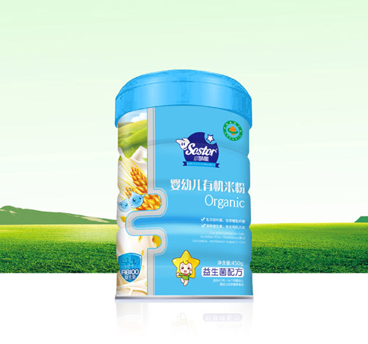 小萌星益生菌配方嬰幼兒有機米粉