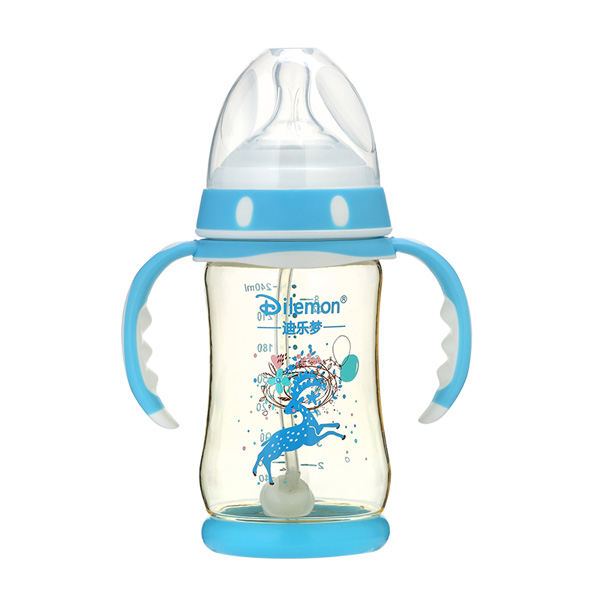 迪樂夢PPSU奶瓶240ml藍色