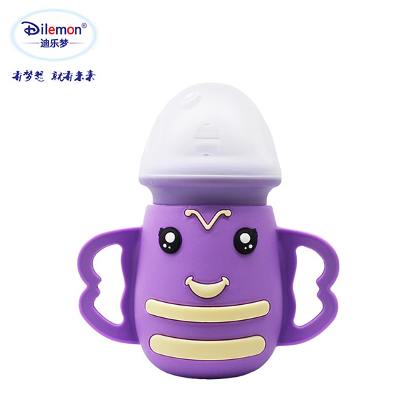 迪樂(lè)夢(mèng)高鵬硅玻璃奶瓶5034紫色