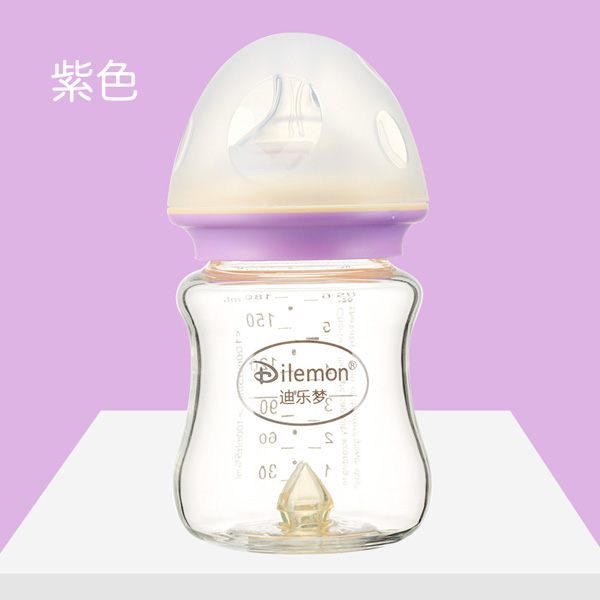 迪樂(lè)夢(mèng)高鵬硅玻璃奶瓶5043紫色