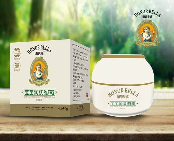 歐娜貝娜寶寶潤膚維E霜