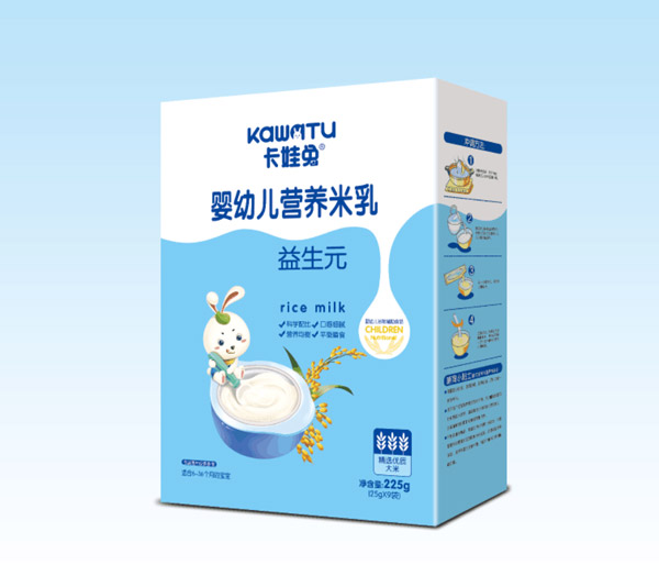 卡娃兔嬰幼兒營養(yǎng)米乳-益生元盒裝