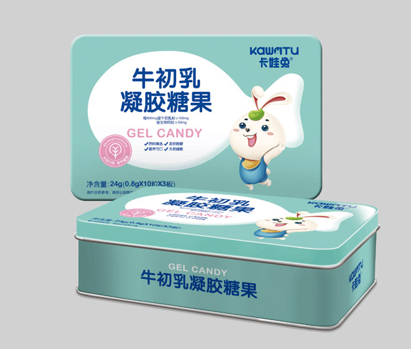 卡娃兔牛初乳凝膠糖果