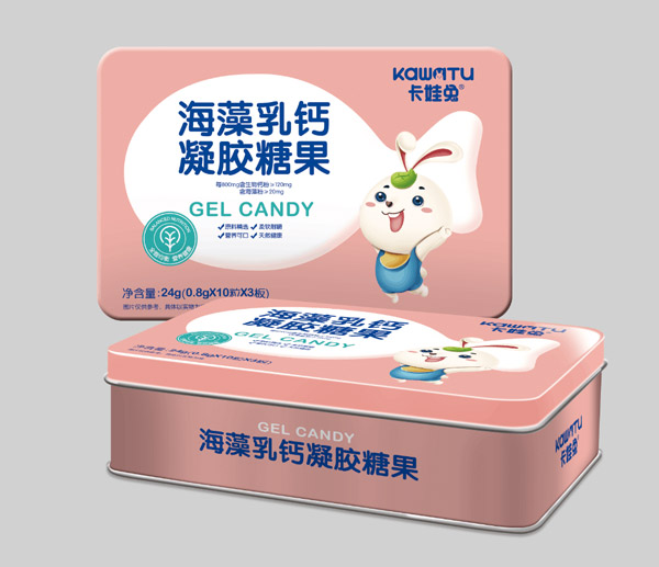 卡娃兔海藻乳鈣凝膠糖果