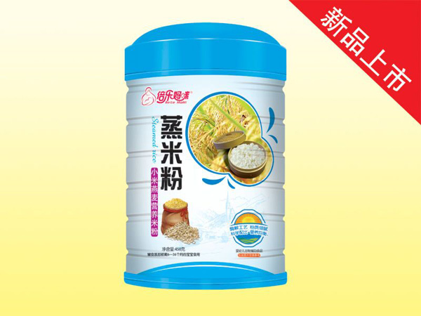 倍樂媽咪蒸米粉鐵聽458克(小米燕麥)