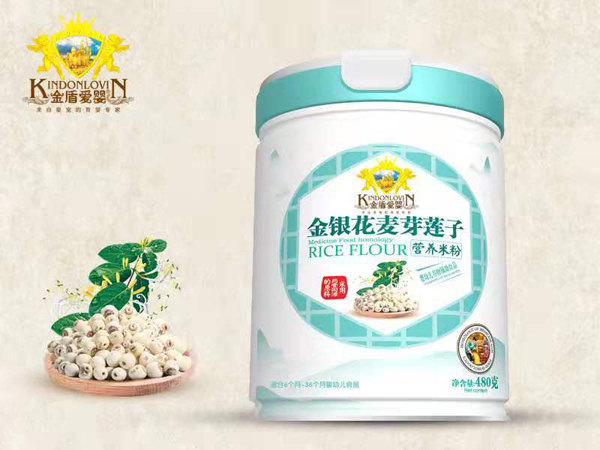 金盾愛嬰金銀花麥芽蓮子營養(yǎng)米粉
