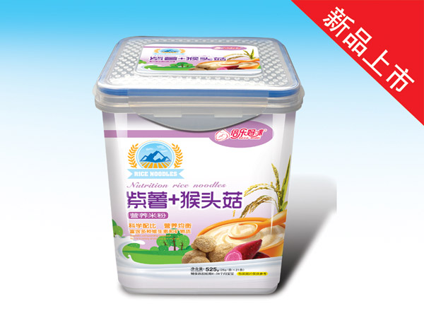 倍樂媽咪營(yíng)養(yǎng)米粉-紫薯猴頭菇樂扣裝525克