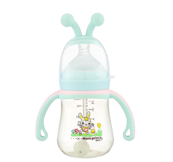 媽咪王子PPSU寬口小蜜蜂180ml奶瓶 藍色