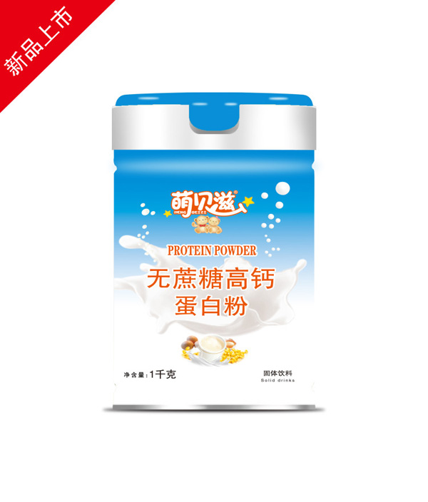 萌貝滋無蔗糖高鈣蛋白粉