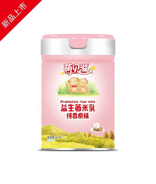 萌貝滋益生菌米乳-純香原味
