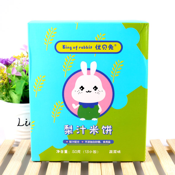 優(yōu)貝兔梨汁米餅-蔬菜味