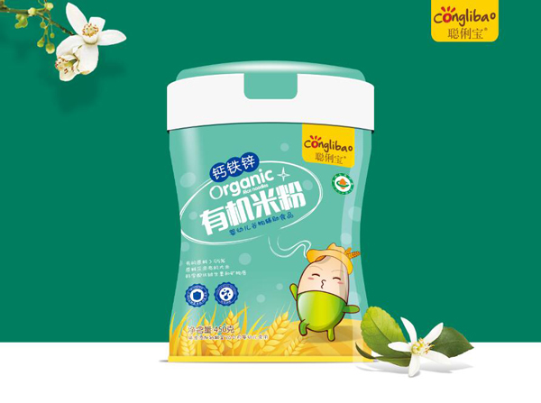 聰俐寶鈣鐵鋅有機(jī)米粉 聽(tīng)裝